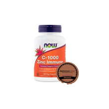 NOW Vitamin C-1000 s cinkom, 90 kapsul