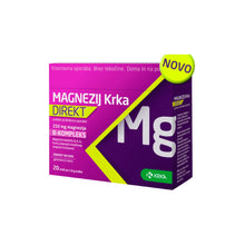 Magnezij Krka DIREKT vsebuje 250 mg 20 vrečk