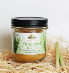 Medeni zaklad sveča limonska trava